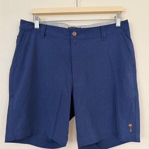 Margaritaville Navy Blue Flat Front Shorts